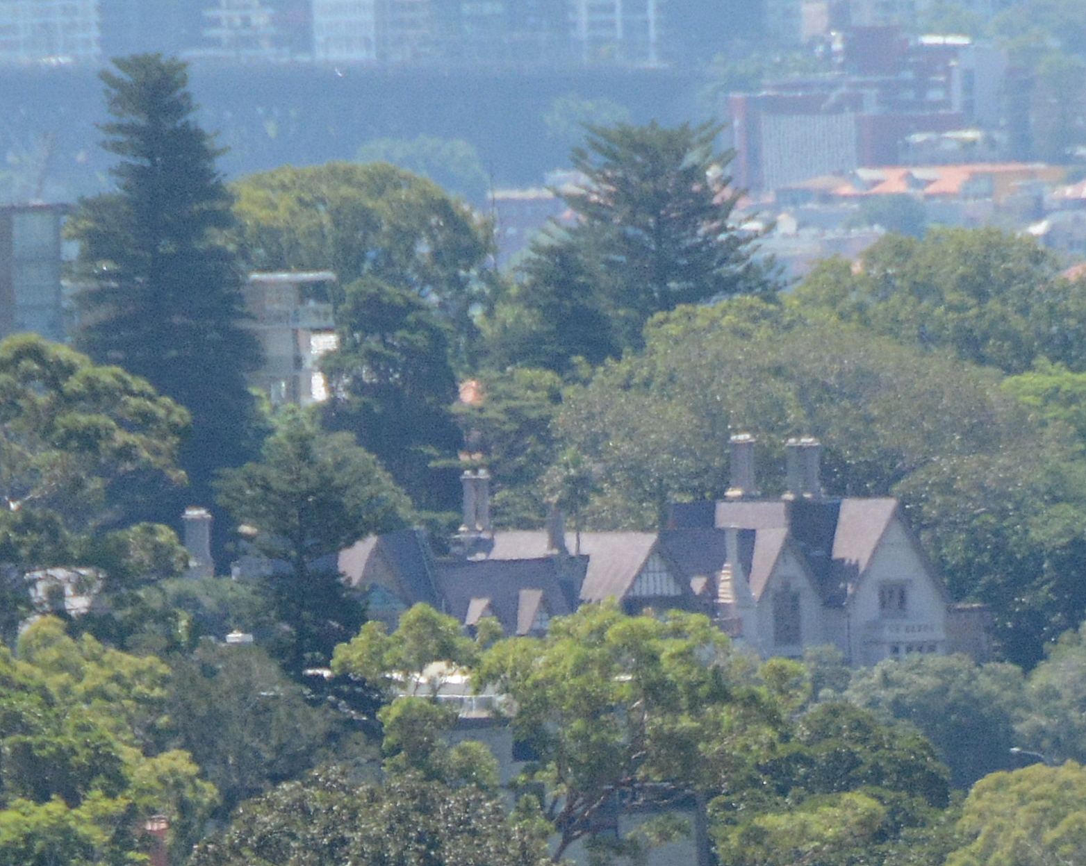 Bishopscourt as seen from Bondi Junction